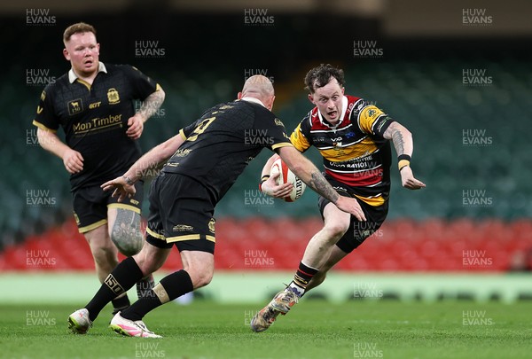 120426 - Blaina v Abercrave - Mens Division One Cup Final - Cellan Davies of Abercrave