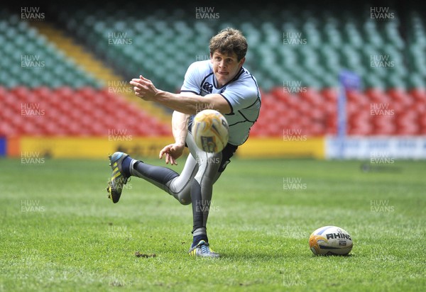 290313 - Blues Training - Captains Run -Lloyd Williams pictured at the Blues captains run