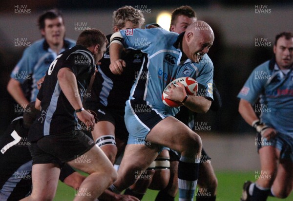 22.11.07 - Cardiff Blues Club XV v Ospreys Club XV - Cardiff Blues Club XV 's James Huntley 