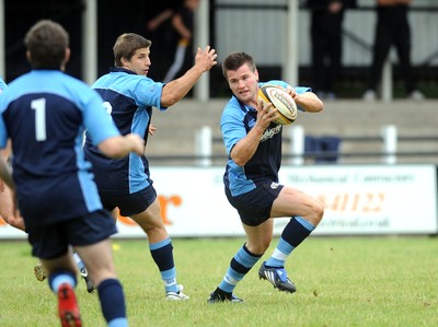 04.08.08 - Cardiff Blues Ceri Sweeney takes part in an open training session at Pontypridd's Sardis Road 