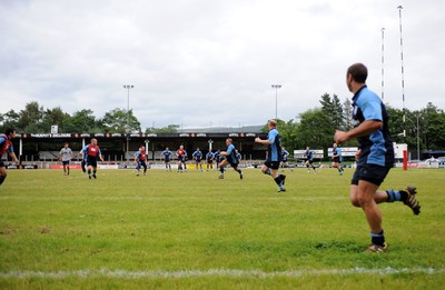 04.08.08 - Cardiff Blues Cardiff Blues take part in an open training session at Pontypridd's Sardis Road 