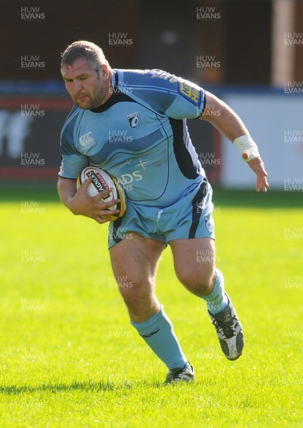 07.08.09  - Rugby -  Cardiff Blues pre season training Darren Morris 