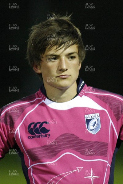 30.09.09 Cardiff Blues South Under 16's v Dragons U16's -  Blues' Sam Middlemiss. 