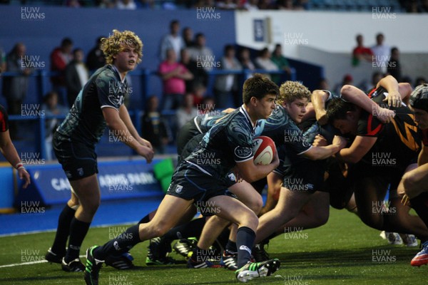 280813 - Cardiff Blues U18 v Newport Gwent Dragons U18, WRU Regional Age Grade Championship - 