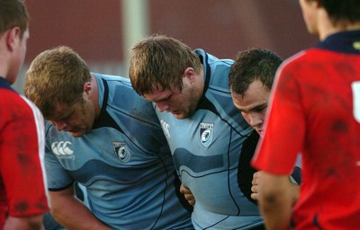 22.08.08 Cardiff `blues Under 20 v Munster Under 20 at Beddau. Rhys Williams  