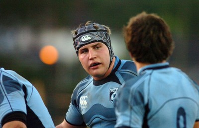 22.08.08 Cardiff `blues Under 20 v Munster Under 20 at Beddau.  Ben Morgan 