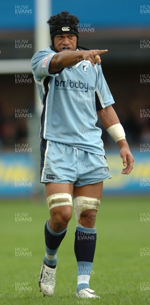 11.11.07 - Cardiff Blues v Bristol - Heineken Cup - Cardiff's Maama Molitika 