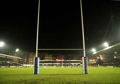 100212 Cardiff Blues v Connacht - RaboDirect PRO 12 -Blues' fans show their support on the team's return to The Cardiff Arms Park