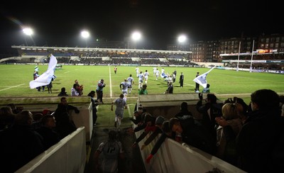 100212 - Cardiff Blues v Connacht, Cardiff Arms Park, RaboDirect PRO12 - Cardiff Blues run out at their traditional ground, Cardiff Arms Park,  as they return there to take on Connacht