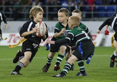 Blues v Dragons Half Time Junior Rugby 270810