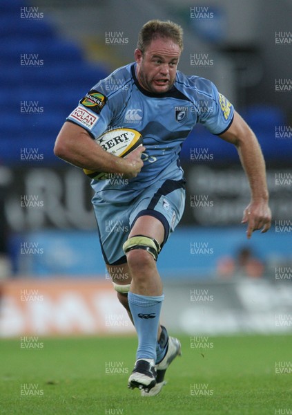 04.09.09 Cardiff Blues v Edinburgh... Cardiff Blues Xavier Rush. 