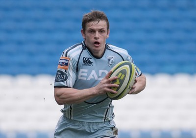 05.02.12 Cardiff Blues v Harlequins - LV=Cup -.Blues' Ben Blair makes a break .