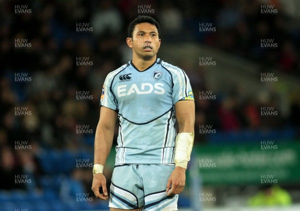 07.01.12 Cardiff Blues v Leinster - RaboDirect PRO 12 - Blues' casey Laulala 