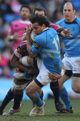 07.03.10 - Cardiff Blues v Leinster - Magners League - Isa Nacewa of Leinster is tackled by Scott Morgan of Cardiff Blues. 