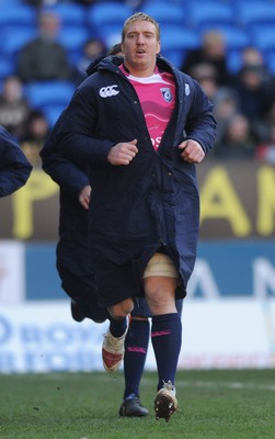 07.03.10 - Cardiff Blues v Leinster - Magners League - Andy Powell of Cardiff Blues warms up. 