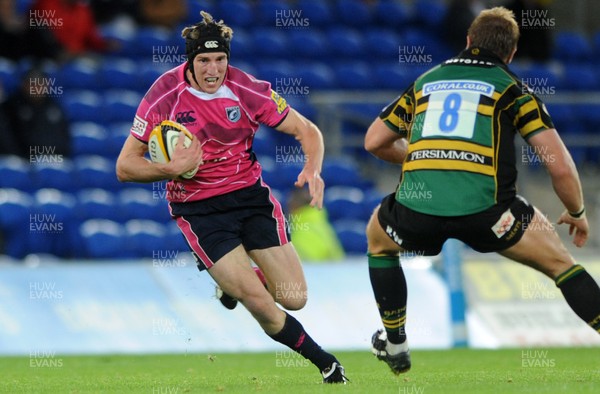 28.08.09 - Cardiff Blues v Northampton Saints - Pre-Season Friendly - Sam Norton-Knight of Cardiff Blues. 