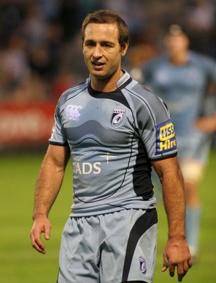 29.08.08 Cardiff Blues vs. Northampton Saints. Pre-Season Friendly. Cardiff Arms Park, Cardiff. 
 
Jason Spice. 
 
