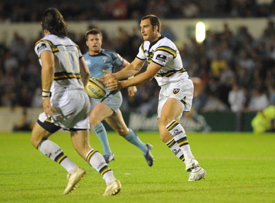 29.08.08 - cardiff Blues v Northampton Saints Northampton's Chris Mayor in action 