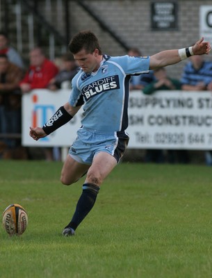 14.08.08 Cardiff Blues vs.Blues Regional Select XV. Pre-season friendly. Sardis Road, Pontypridd  Ceri Sweeney makes his Blues' debut in a pre-season friendly at Sardis Road against a Blues Regional Select XV.  