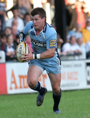 14.08.08 Cardiff Blues vs.Blues Regional Select XV. Pre-season friendly. Sardis Road, Pontypridd  Ceri Sweeney makes his Blues' debut in a pre-season friendly at Sardis Road against a Blues Regional Select XV.  