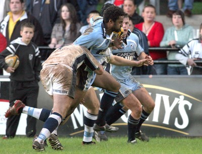 14.08.08 Cardiff Blues vs.Blues Regional Select XV. Pre-season friendly. Sardis Road, Pontypridd    Aled Brew makes his debut for The Blues in a pre-season friendly at Sardis Road against a Blues Regional Select XV.    