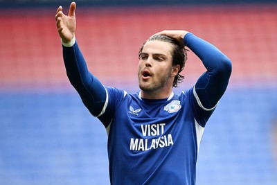 120926 - Bolton Wanderers v Cardiff City - Sky Bet Championship - Ollie Tanner of Cardiff City
