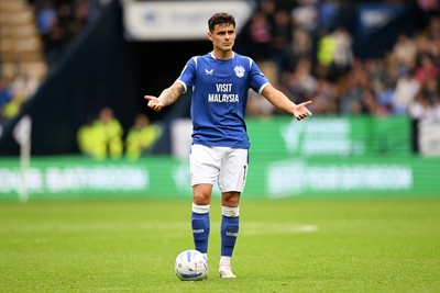 120926 - Bolton Wanderers v Cardiff City - Sky Bet Championship - Alex Robertson of Cardiff City