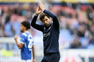 120926 - Bolton Wanderers v Cardiff City - Sky Bet Championship - Brian Barry-Murphy, Cardiff City Manager at full time