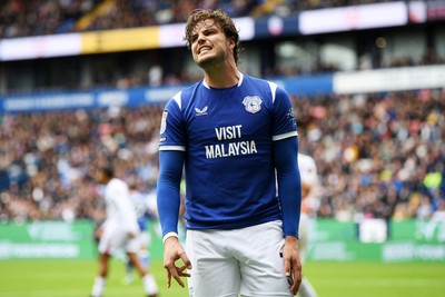 120926 - Bolton Wanderers v Cardiff City - Sky Bet Championship - A frustrated Ollie Tanner of Cardiff City