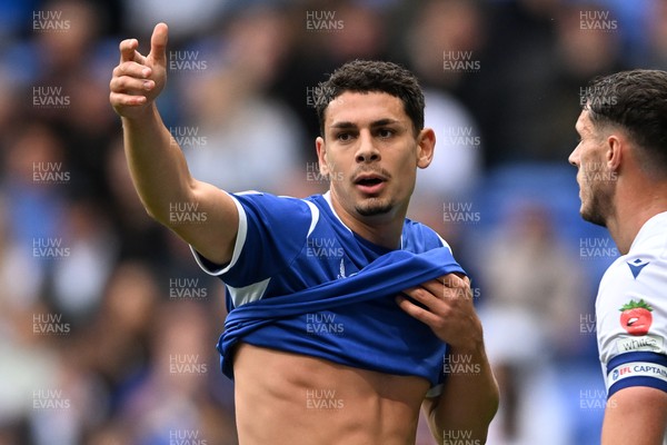 120926 - Bolton Wanderers v Cardiff City - Sky Bet Championship - Yousef Salech of Cardiff City