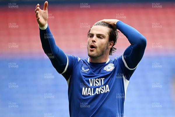 120926 - Bolton Wanderers v Cardiff City - Sky Bet Championship - Ollie Tanner of Cardiff City