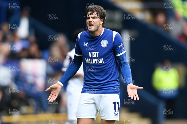 120926 - Bolton Wanderers v Cardiff City - Sky Bet Championship - Ollie Tanner of Cardiff City