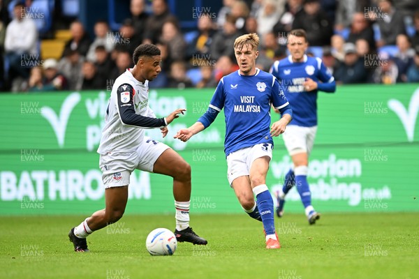 120926 - Bolton Wanderers v Cardiff City - Sky Bet Championship - Joel Bagan of Cardiff City