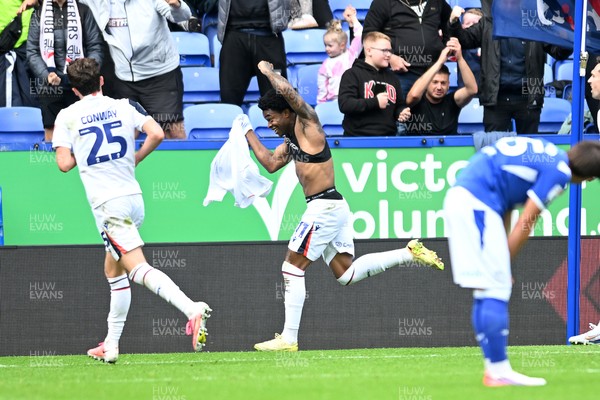 120926 - Bolton Wanderers v Cardiff City - Sky Bet Championship - Thierry Gale of Bolton celebrates scoring a goal to win the match late on