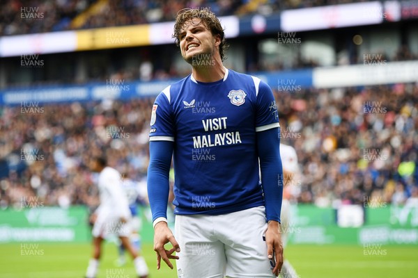 120926 - Bolton Wanderers v Cardiff City - Sky Bet Championship - A frustrated Ollie Tanner of Cardiff City