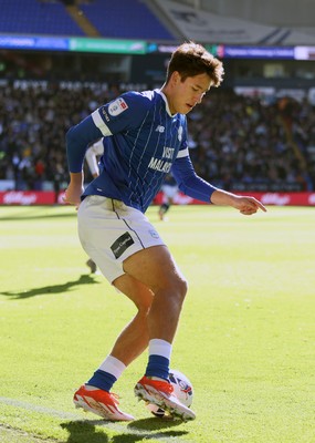 251025 - Bolton Wanderers v Cardiff City - Sky Bet League 1 - Rubin Colwill of Cardiff