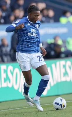 251025 - Bolton Wanderers v Cardiff City - Sky Bet League 1 - Tanaswa Nyakuhwa of Cardiff