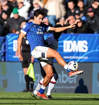 251025 - Bolton Wanderers v Cardiff City - Sky Bet League 1 - Rubin Colwill of Cardiff