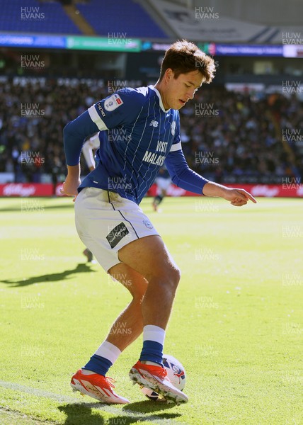 251025 - Bolton Wanderers v Cardiff City - Sky Bet League 1 - Rubin Colwill of Cardiff