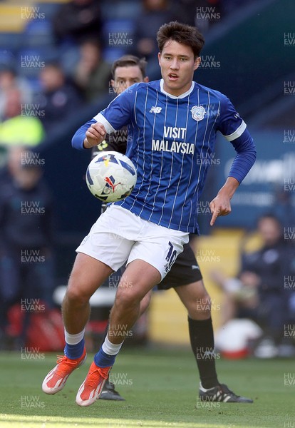 251025 - Bolton Wanderers v Cardiff City - Sky Bet League 1 - Rubin Colwill of Cardiff