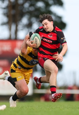 060526 - Bonymaen RFC v Glynneath RFC, National Championship West - Charlie Connick of Bonymaen looks to set up an attack