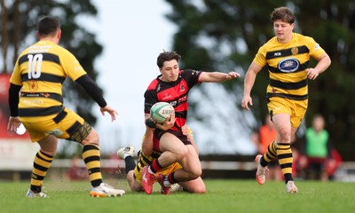 060526 - Bonymaen RFC v Glynneath RFC, National Championship West - Charlie Connick of Bonymaen looks to set up an attack