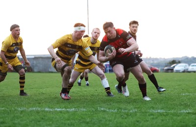 060526 - Bonymaen RFC v Glynneath RFC, National Championship West - Gareth Andrew of Bonymaen dives in to score try