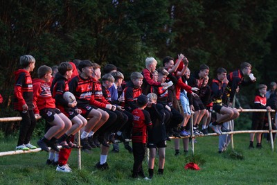 060526 - Bonymaen RFC v Glynneath RFC, National Championship West - Bonymaen Juniors watch the match