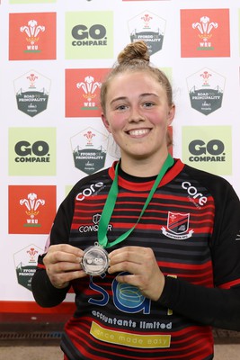 270424 - Bonymaen v Haverfordwest - WRU Women’s National Plate Final - Lauren Smyth of Bonymaen , Player of the Match  