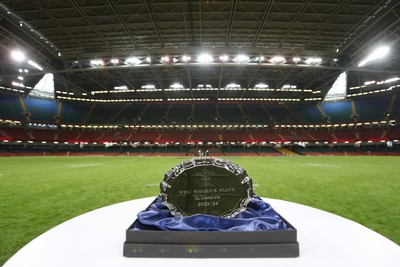 270424 - Bonymaen v Haverfordwest - WRU Women’s National Plate Final - Trophy