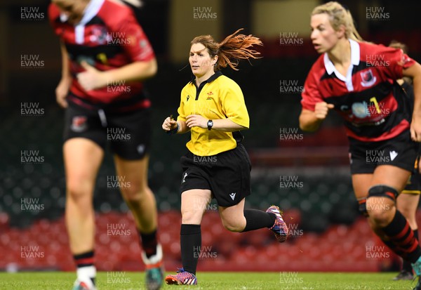 010522 - Bonymaen Women v Llandaff North Women - WRU Womens South Wales Cup Final - Referee Jenny Davies
