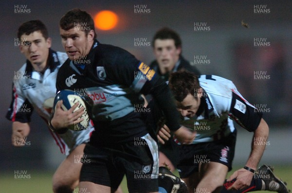 080106  Borders v Cardiff Blues Marc Stcherbina runs in to score try  