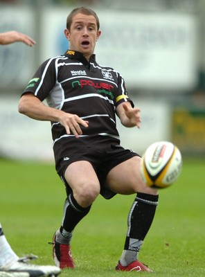 12.05.07 - Borders v Ospreys - Magners League - Ospreys Shane Williams chips the ball past Bruce Douglas 