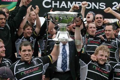 12.05.07...Border Reivers v Ospreys, Magners League Ospreys celebrate winning the Magners League 